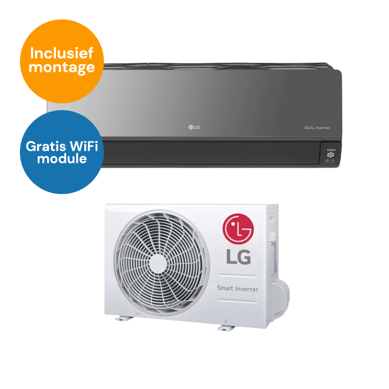 LG Artcool Black Mirror dual inverter