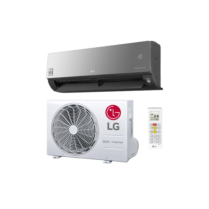 LG Artcool Black Mirror dual inverter